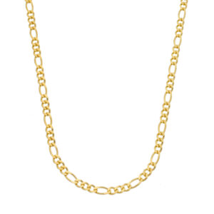 Corrente Dourada Masculina Elo 3 por 1 - 4mm