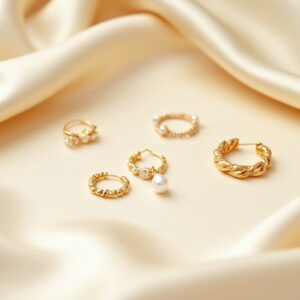 Trio de Brincos Curinga Dourado